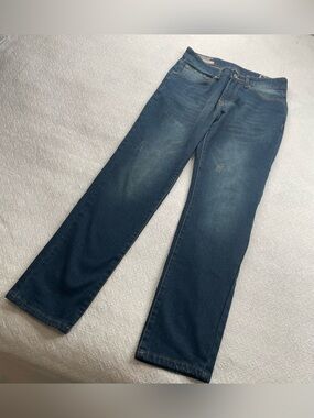 Amongst Other- Men's Dark Blue Bootcut Jeans - Casual Everyday Fit Size W30 L30